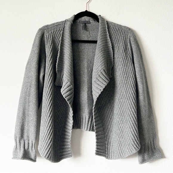 OSKA Sweaters - OSKA COTTON OPEN FRONT CARDIGAN SWEATER
